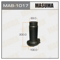 Пыльник амортизатора (резина) MASUMA MAB-1017 1422881217 F4 8S1N