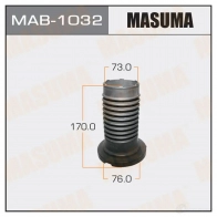 Пыльник амортизатора (резина) MASUMA 1422881225 9KTIU 3 MAB-1032