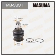 Опора шаровая MASUMA MB-3831 1422882395 A Q5O4D