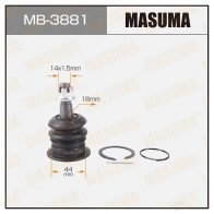 Опора шаровая MASUMA MB-3881 XNL 2O Toyota Hilux (AN120, 30) 8 2015 – 2020