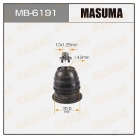 Опора шаровая MASUMA 067U 3P MB-6191 1422882407