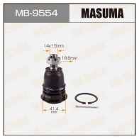 Опора шаровая MASUMA 1422882354 DFD6NA H MB-9554