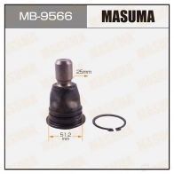 Опора шаровая MASUMA MB-9566 1422882351 7N VJOTH