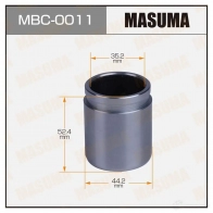 Поршень тормозного суппорта d-44.2 MASUMA MBC-0011 1439697827 VGYDG 39