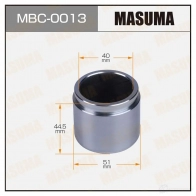 Поршень тормозного суппорта d-51 MASUMA MBC-0013 6OF0D9 2 1439697829
