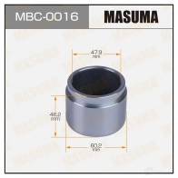 Поршень тормозного суппорта d-60.2 MASUMA MBC-0016 1439697832 G6F 2Y
