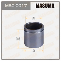 Поршень тормозного суппорта d-54 MASUMA BKH US 1439697833 MBC-0017