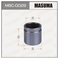 Поршень тормозного суппорта d-48 MASUMA MBC-0029 1439697845 8E65 4K