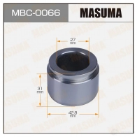 Поршень тормозного суппорта d-42.8 MASUMA 1439697882 V HAM9GU MBC-0066