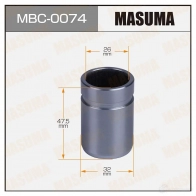 Поршень тормозного суппорта d-32 MASUMA 1439697890 YQDJ 5 MBC-0074