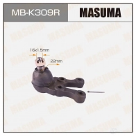 Опора шаровая MASUMA MB-K309R P3F V0K 1422882432