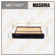 Фильтр салонный MASUMA Subaru XV (GT) 2 Кроссовер 1.6 i AWD (GT3) 114 л.с. 2017 – наст. время MC-1027 4WT THK