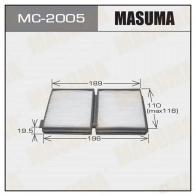 Фильтр салонный MASUMA P 5E8XR MC-2005 1422884277 4560116761883
