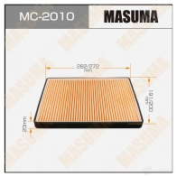 Фильтр салонный MASUMA 1420577338 MC-2010 4560116762453 FORI H