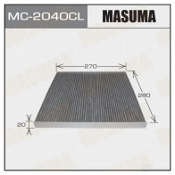 Фильтр салонный угольный MASUMA 1420577315 6QYU4 AO MC-2040CL 4560116765546