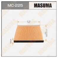 Фильтр салонный MASUMA MC-225 02Z OP 1420577467 4560116760794