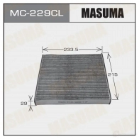 Фильтр салонный угольный MASUMA 62FO HU MC-229CL 1420577303 4560116762590