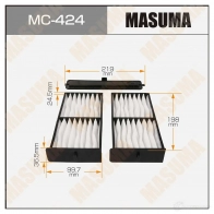 Фильтр салонный MASUMA MC-424 AEQT F 1422884185 4560116761678