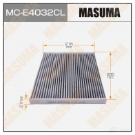 Фильтр салонный угольный MASUMA 1422883899 C MBVB 4560116763726 MC-E4032CL