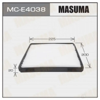 Фильтр салонный MASUMA MS9RB F MC-E4038 1422883893 4560116763740