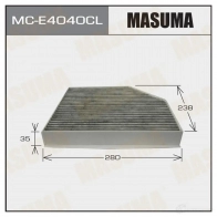 Фильтр салонный угольный MASUMA WU YIDI MC-E4040CL 4560116764150 1422884189