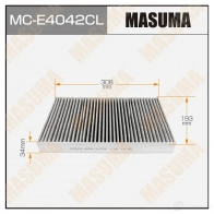 Фильтр салонный угольный MASUMA 1422883891 DVM ML MC-E4042CL 4560116764020