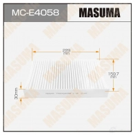 Фильтр салонный MASUMA MC-E4058 1422883920 4560116764686 H UYM14R