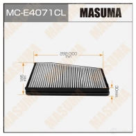 Фильтр салонный угольный MASUMA MC-E4071CL XNP 3NR 1422883910 4560116764785
