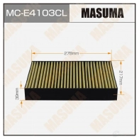 Фильтр салонный угольный MASUMA MC-E4103CL J3XN JM 1439698012