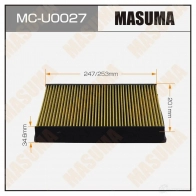 Фильтр салонный MASUMA MC-U0027 1439698036 48F 7CYR