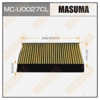 Фильтр салонный угольный MASUMA 1N PFIDT MC-U0027CL 1439698037