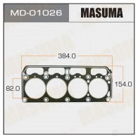 Прокладка ГБЦ (графит-эластомер) толщина 1,60 мм MASUMA 1422887977 UGW2X LQ MD-01026