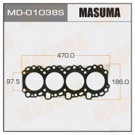 Прокладка ГБЦ толщина 0,75 мм MASUMA MD-01038S 9CVD M8X 1422887967