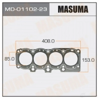 Прокладка ГБЦ (графит-эластомер) толщина 1,60 мм MASUMA FFL H7 1422887992 MD-01102-23