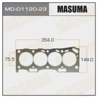 Прокладка ГБЦ (графит-эластомер) толщина 1,60 мм MASUMA 1422887991 MD-01120-23 BZ JDX
