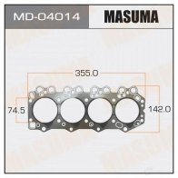 Прокладка ГБЦ (графит-эластомер) толщина 1,60 мм MASUMA MS E781 MD-04014 1422888034
