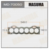 Прокладка ГБЦ (графит-эластомер) толщина 1,40 мм MASUMA MD-70050 1422888020 1EQUS M