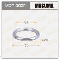 Шайба (прокладка) маслосливного болта 14.2x19.6x2.2 MASUMA 1439698047 MDP-0031 3 97PTS4