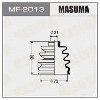 Пыльник ШРУСа (резина) MASUMA 8ZFT Y9 1422878994 MF-2013