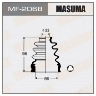 Пыльник ШРУСа (резина) MASUMA MF-2068 1422881177 FNUO E
