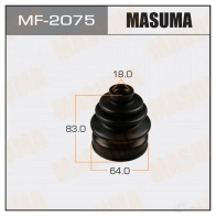 Пыльник ШРУСа (резина) MASUMA 1422881192 B 27IF MF-2075