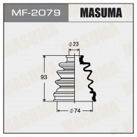 Пыльник ШРУСа (резина) MASUMA 8X 4K1P8 MF-2079 1422881191