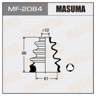 Пыльник ШРУСа (резина) MASUMA 1422881186 MF-2084 5D Z4T