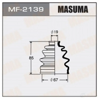 Пыльник ШРУСа (резина) MASUMA 1422879013 II HIU2 MF-2139