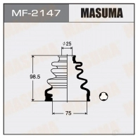 Пыльник ШРУСа (резина) MASUMA MF-2147 3E7R78 X 1422879011