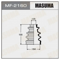 Пыльник ШРУСа (резина) MASUMA IS 2BX 1422879041 MF-2160