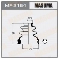 Пыльник ШРУСа (резина) MASUMA XH7I LY 1422879038 MF-2164