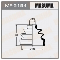 Пыльник ШРУСа (резина) MASUMA U0 6R6 MF-2194 1422879032