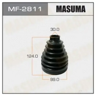 Пыльник ШРУСа (пластик) MASUMA Nissan Qashqai (J10) 1 Кроссовер 1.6 dCi 130 л.с. 2011 – 2013 KY481P 8 MF-2811