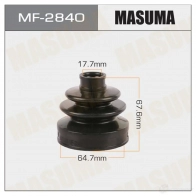 Пыльник ШРУСа (резина) MASUMA 9A67 6C 1439698094 MF-2840